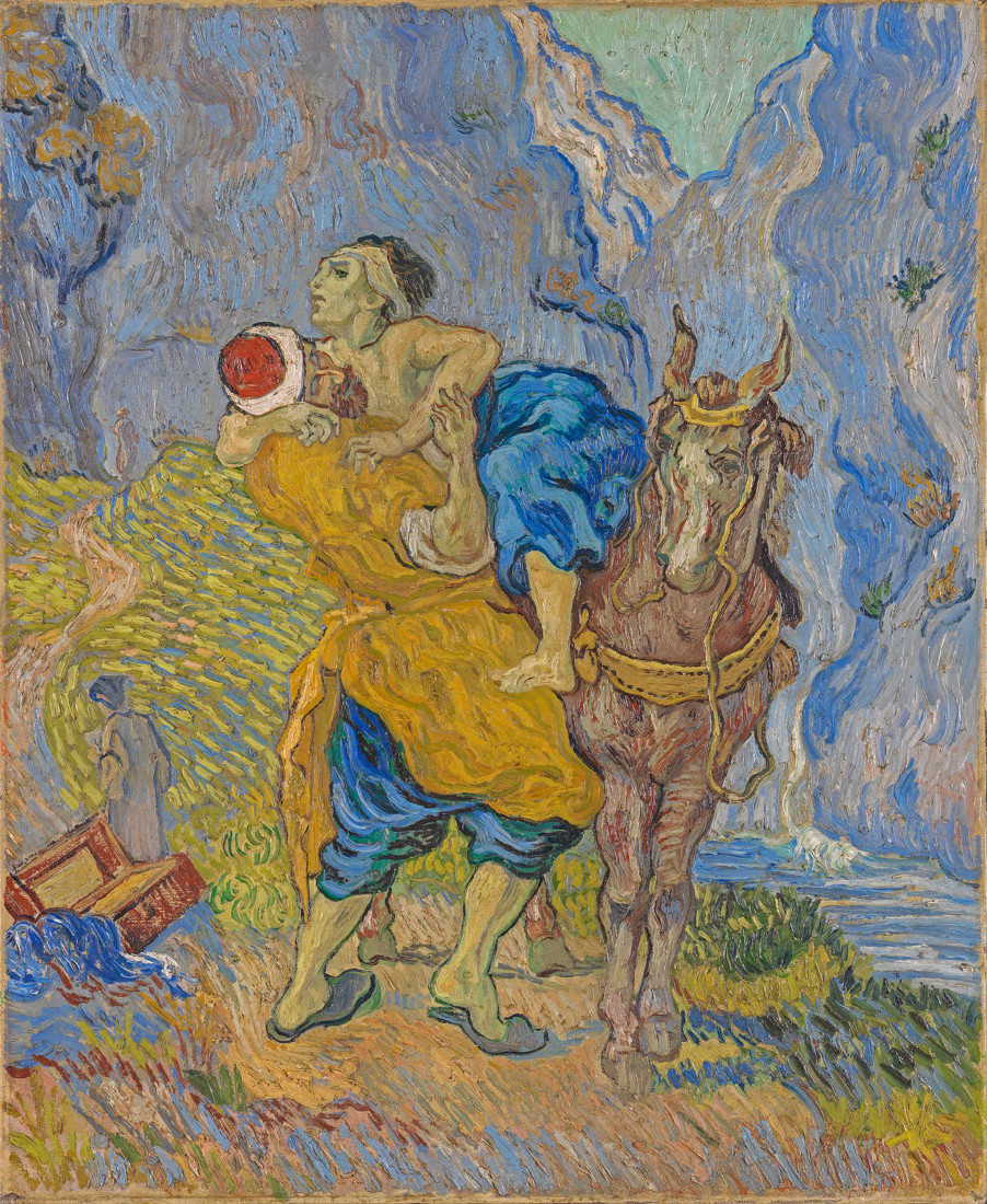 Maleri af Van GoghDen barmhjerige samaritaner