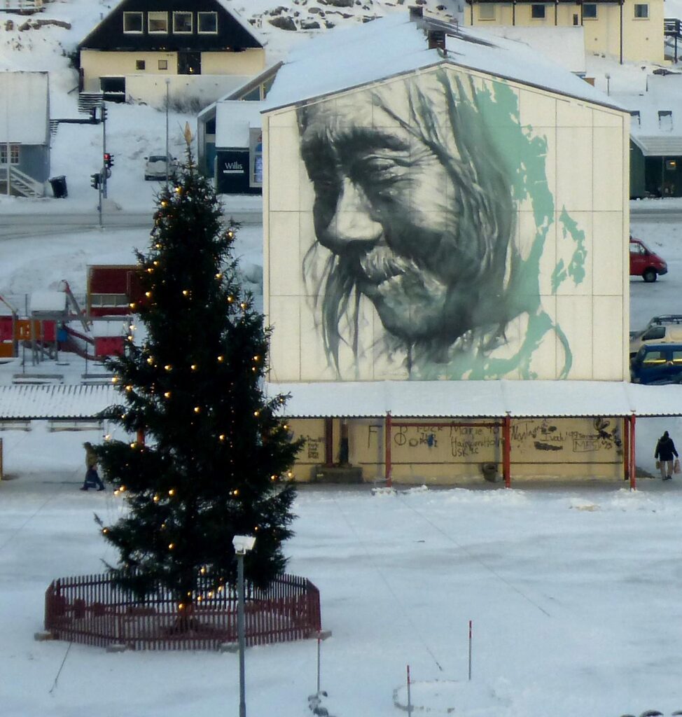 Inuk face (street art)