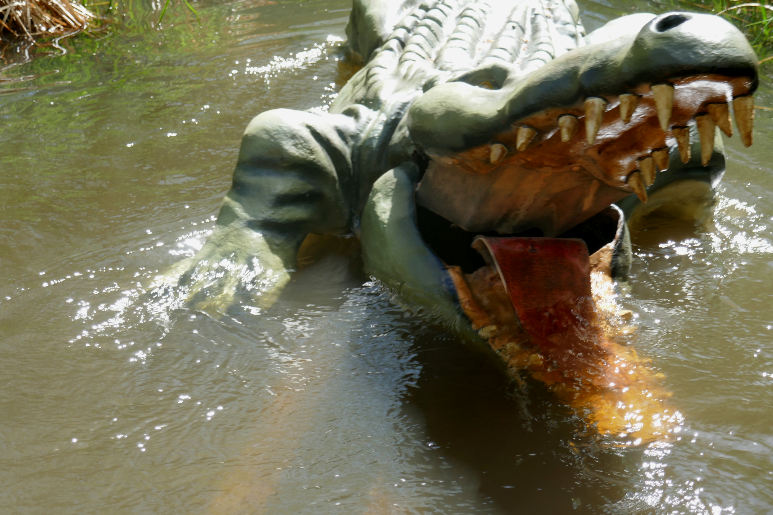 Krokodillefigur, Junglesafari, Sommerland Sjælland.